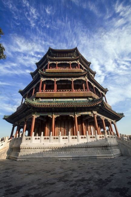 頤和園佛香閣全貌