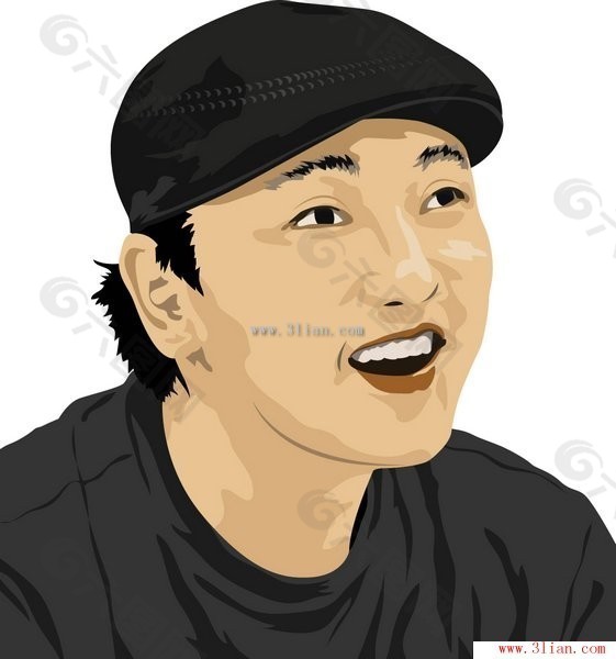矢量韓國(guó)男孩