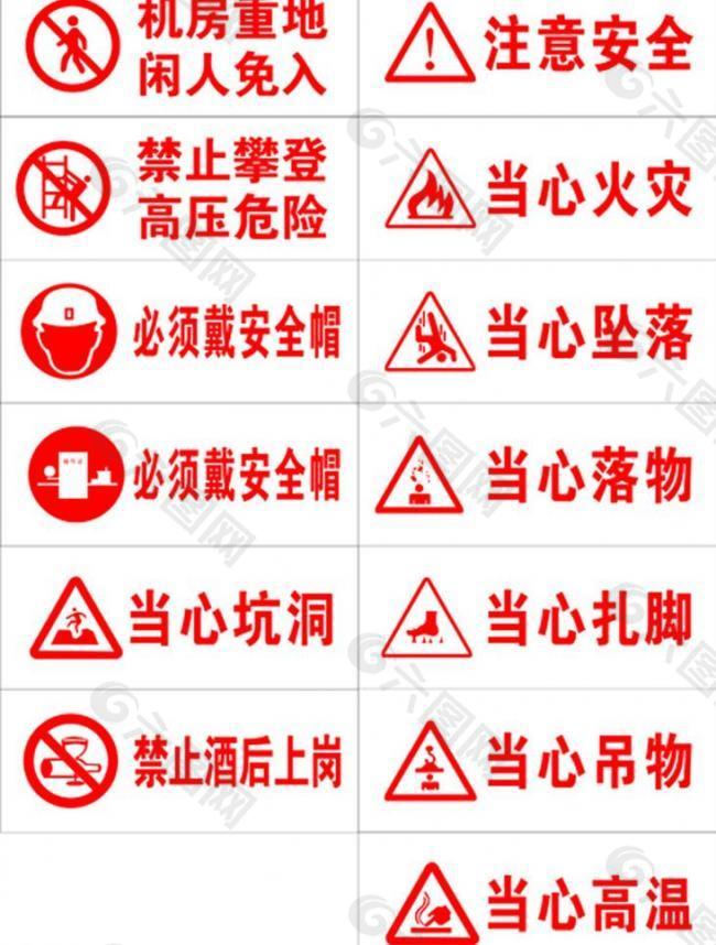 警告標志圖片