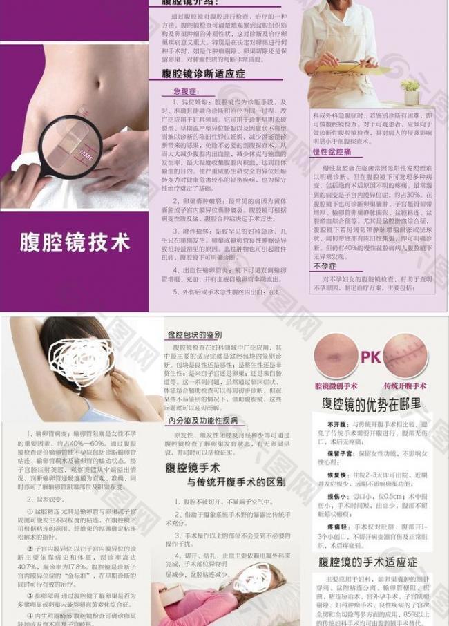 宮腹腔鏡3折頁圖片