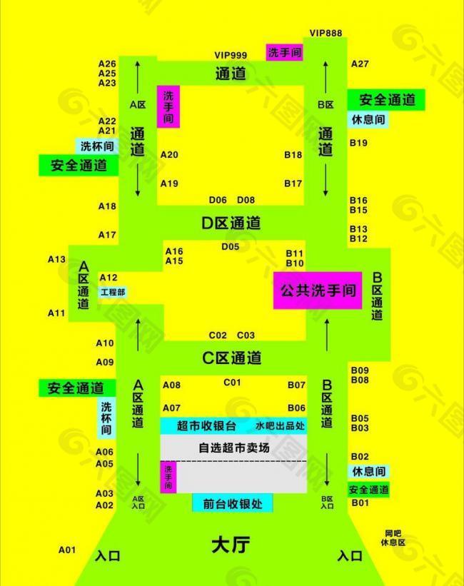 通道平面圖圖片
