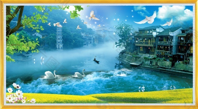 山水風(fēng)景素材下載