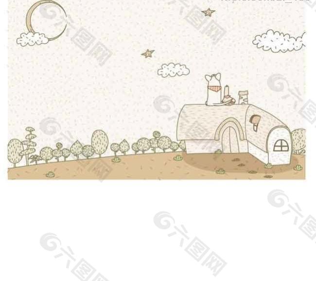 淡雅插畫(huà)１６-７圖片