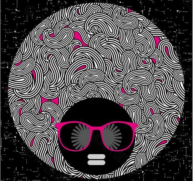 時尚美女 矢量人物圖片
