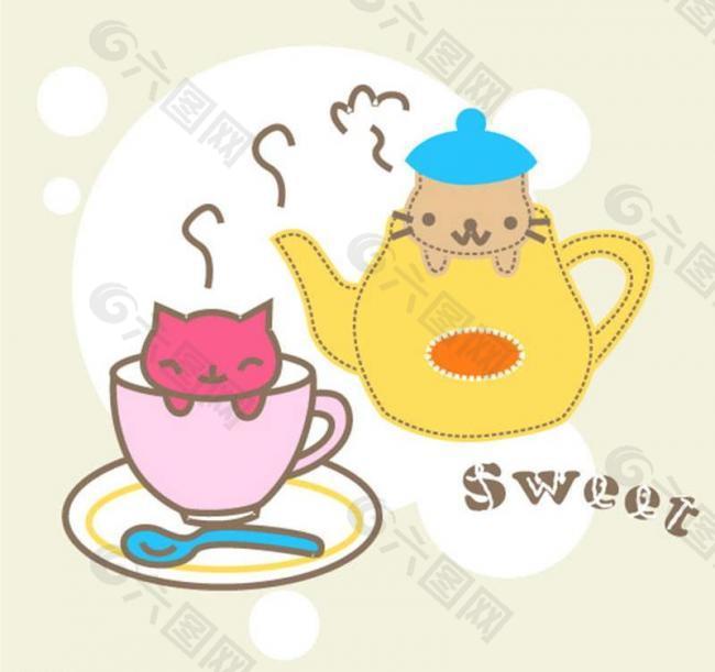 茶杯貓圖片