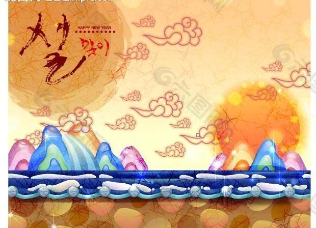古典背景 夢(mèng)幻風(fēng)景圖片