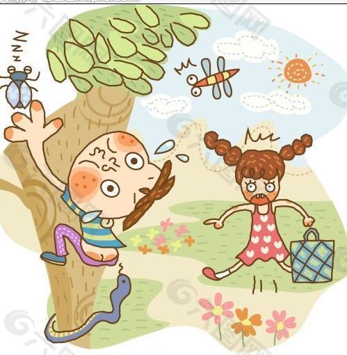 卡通兒童圖片