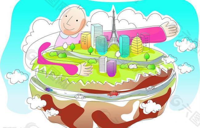 抽像城市圖片