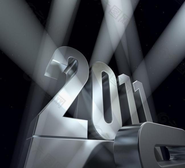 2011立體字圖片