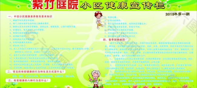 小区展板图片