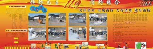 消防展板圖片