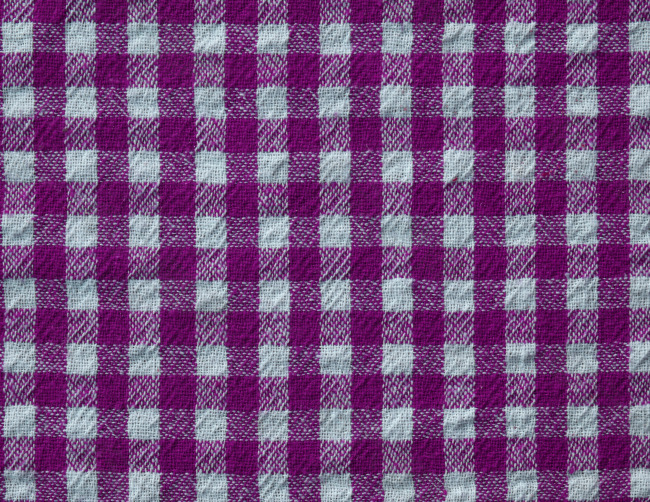紫色格子布料底纹背景