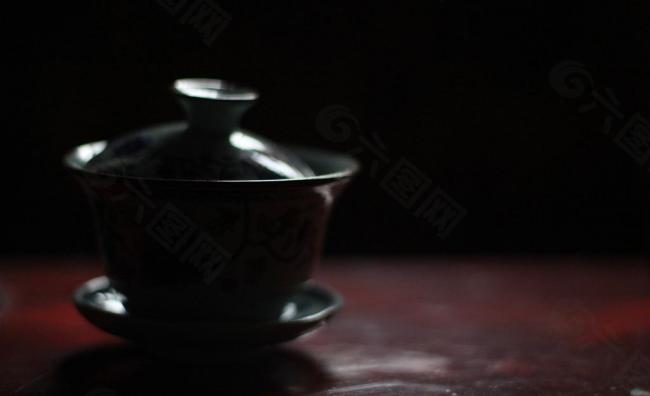 茶杯剪影圖片