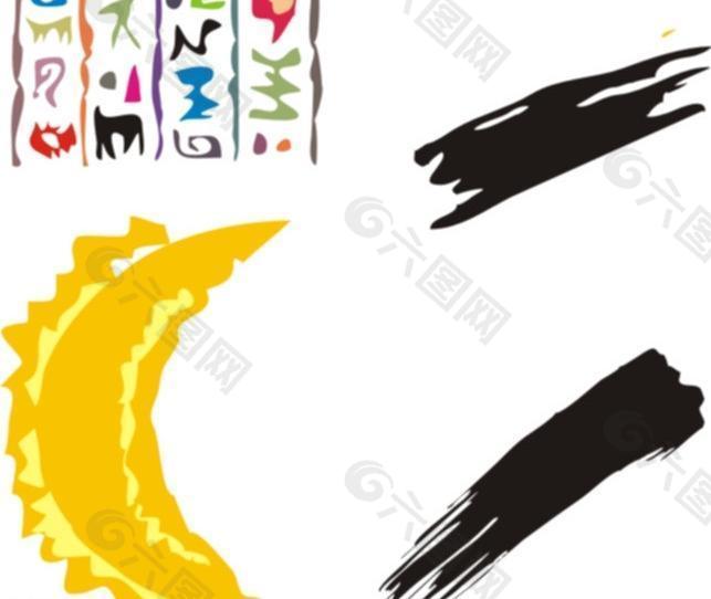 圖案和筆觸圖片