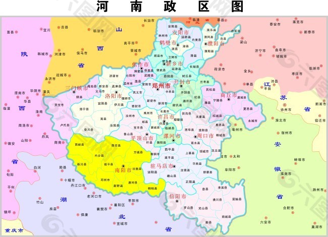 求一张详细的中国地图(带每个省会的各个城市的)的图片图片