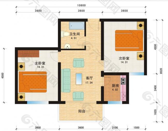 室內(nèi)平面圖圖片
