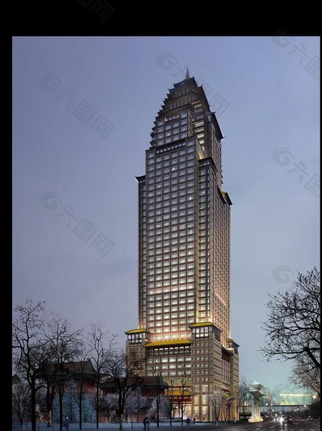 高層建筑效果圖圖片
