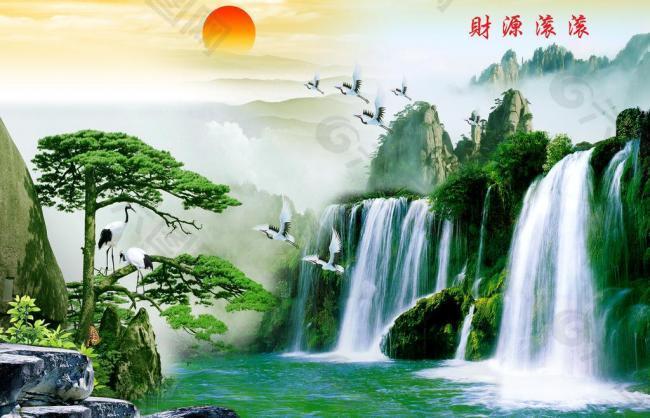 山水畫圖片