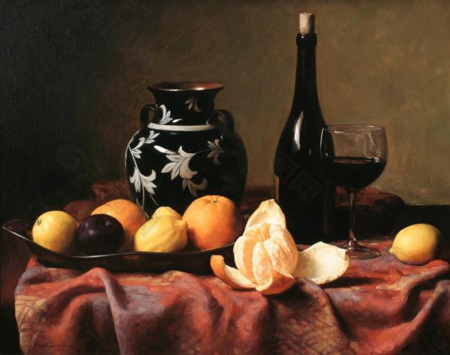 hwub00000003xl实物杯子罐子器皿静物印象画派写实主义油画装饰画