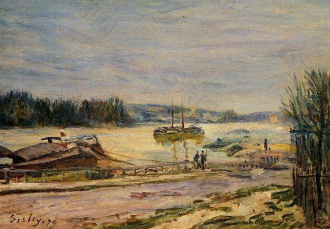 Alfred Sisley 0255法國(guó)畫(huà)家阿爾弗雷德西斯萊Alfred Sisley印象派風(fēng)景自然油畫(huà)裝飾畫(huà)