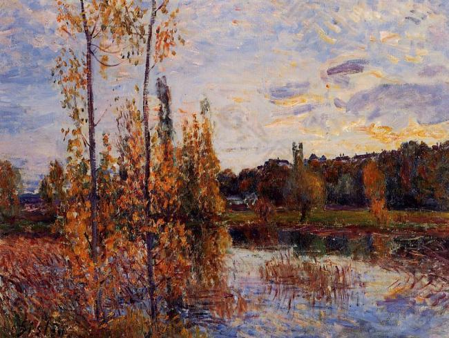 Alfred Sisley 0326法國(guó)畫(huà)家阿爾弗雷德西斯萊Alfred Sisley印象派風(fēng)景自然油畫(huà)裝飾畫(huà)