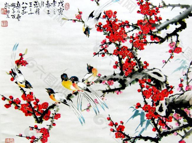 春光三月圖片