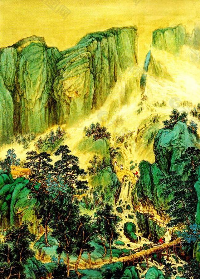 山水圖圖片