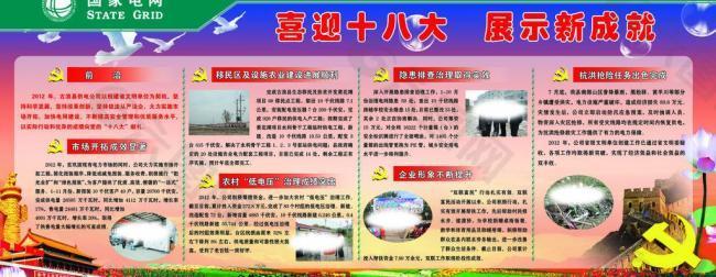 電力公司展板圖片