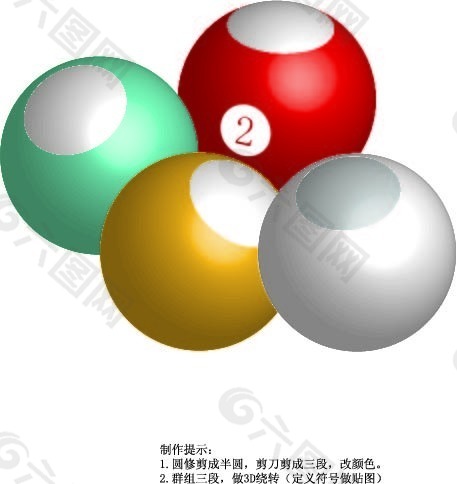3D球