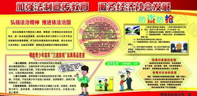 法制宣傳展板圖片
