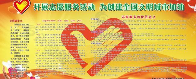 志愿者展板圖片
