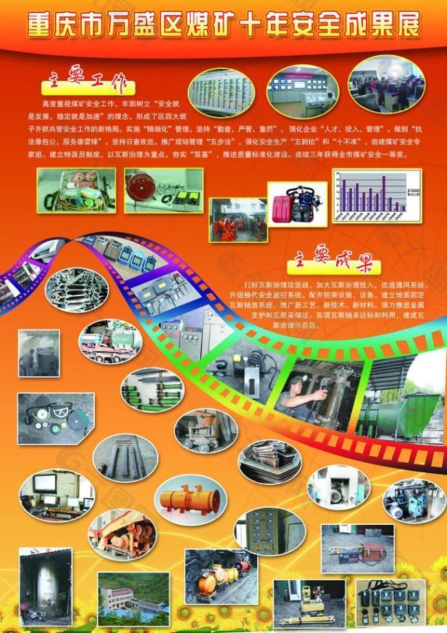 瓦斯展板设计模版图片