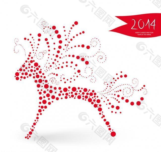 2014馬年背景圖片