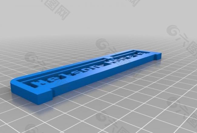 我定制的3 d印刷文本板