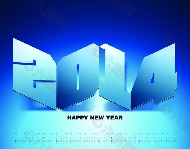 2014年日历图片