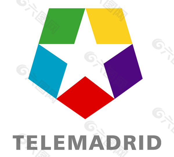 Telemadrid logo設(shè)計欣賞 Telemadrid電視LOGO下載標(biāo)志設(shè)計欣賞