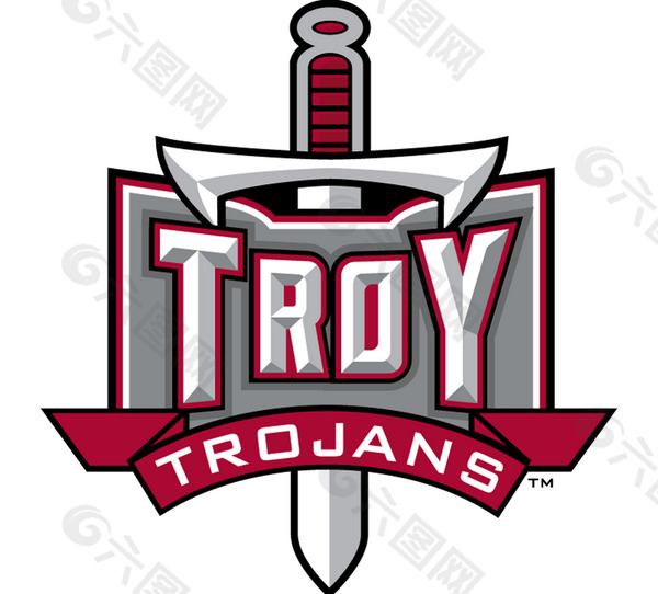 Troy_Trojans logo設(shè)計(jì)欣賞 Troy_Trojans運(yùn)動(dòng)賽事LOGO下載標(biāo)志設(shè)計(jì)欣賞