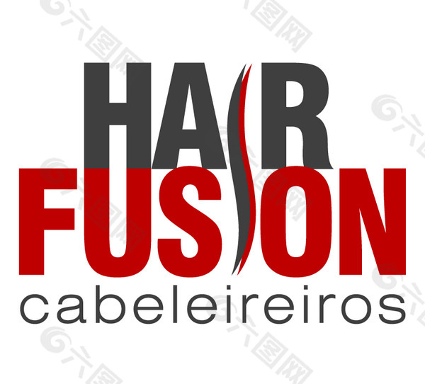 Hair_Fusion logo設計欣賞 Hair_Fusion服務行業LOGO下載標志設計欣賞