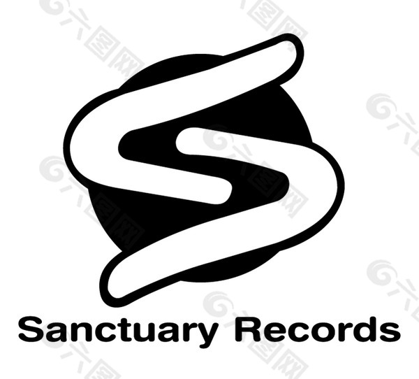 logo设计欣赏 sanctuary_records唱片公司logo下载标志设计欣赏