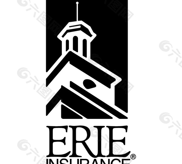 Erie_Insurance logo設計欣賞 Erie_Insurance保險公司LOGO下載標志設計欣賞