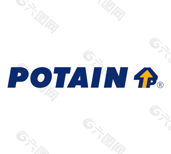 Potain logo設計欣賞 Potain重工業標志下載標志設計欣賞