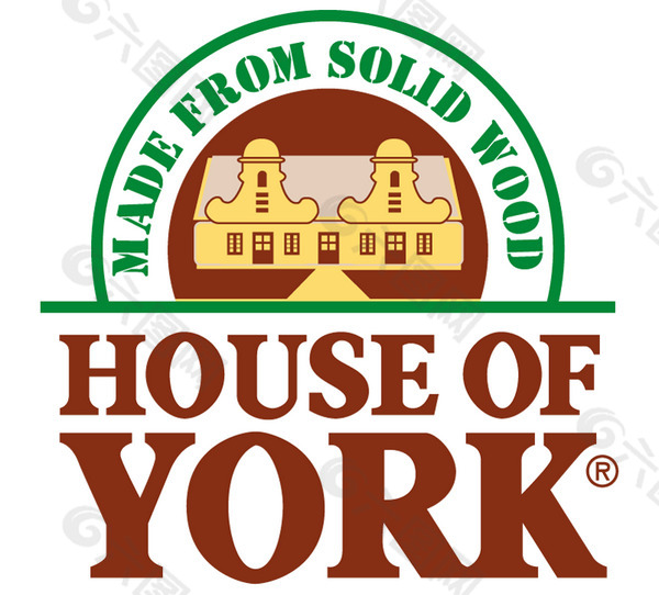 House_Of_York logo設(shè)計欣賞 House_Of_York輕工LOGO下載標志設(shè)計欣賞