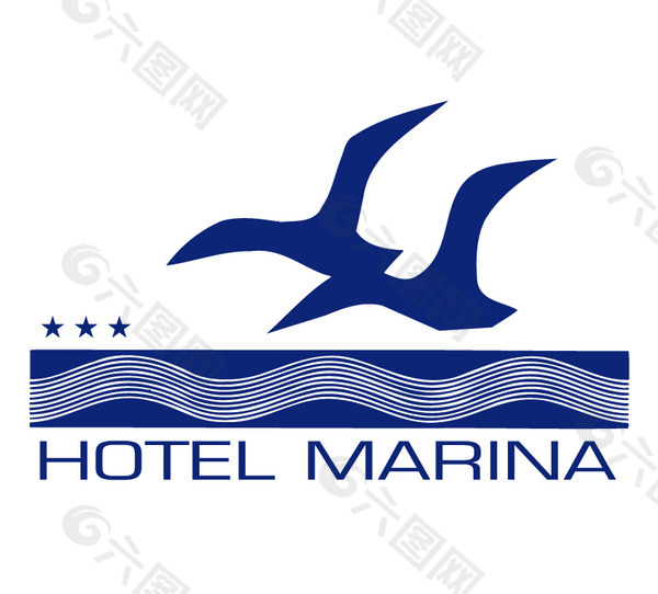 Marina_Hotel(1) logo設(shè)計欣賞 Marina_Hotel(1)著名酒店LOGO下載標志設(shè)計欣賞