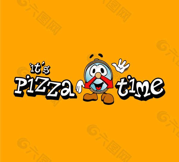 it_s_Pizza_Time logo設計欣賞 it_s_Pizza_Time知名餐廳標志下載標志設計欣賞