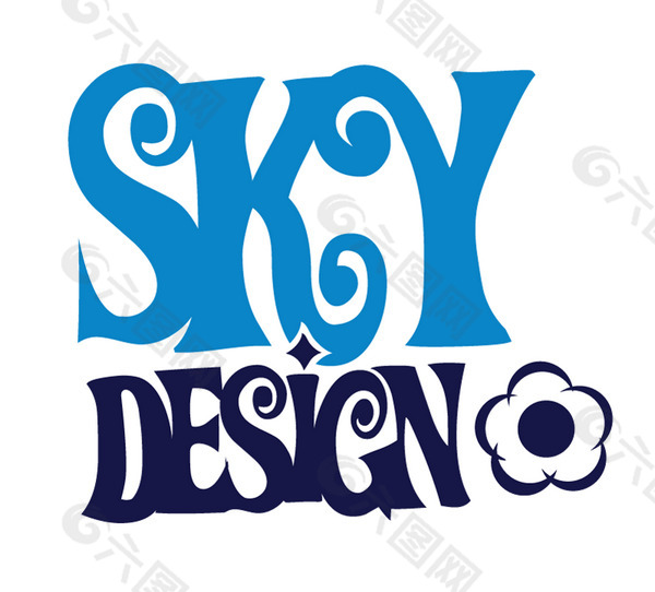 Skydesign logo設計欣賞 Skydesign廣告設計標志下載標志設計欣賞