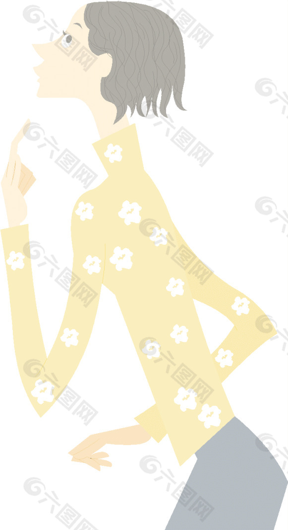 女性插圖矢量圖30