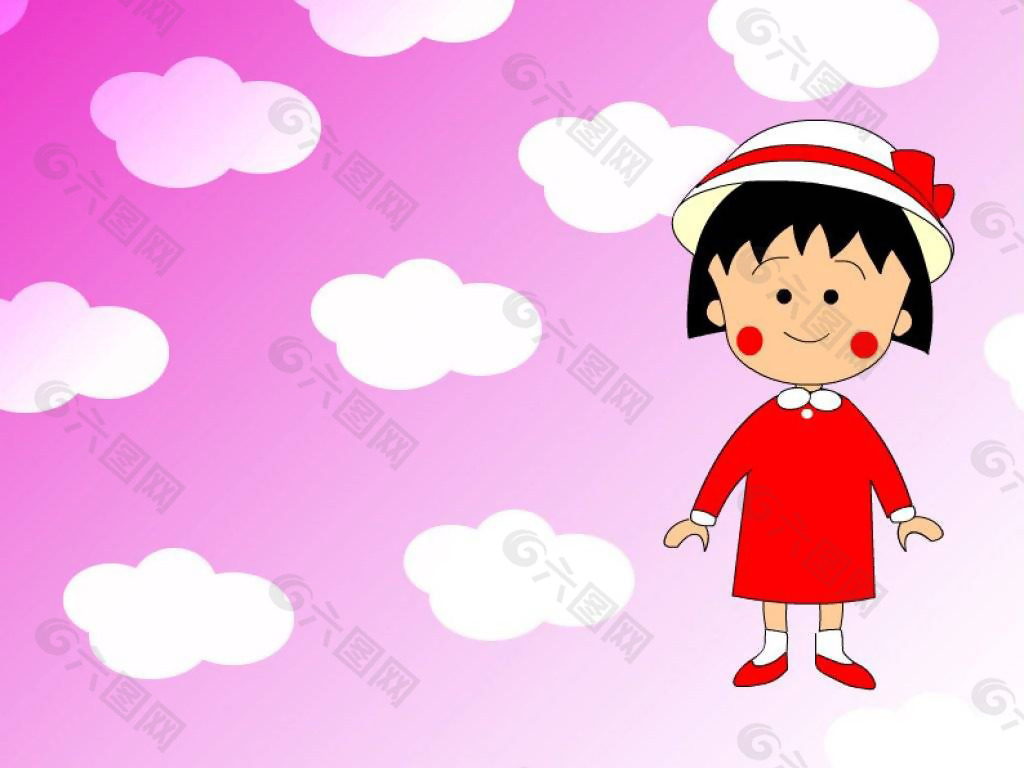 位圖 熱門動畫 櫻桃小丸子 可愛卡通 卡通人物 免費素材