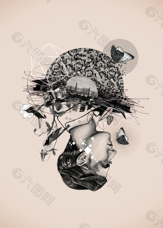 位圖 插畫 時尚插畫 人物插畫 插畫師 免費素材