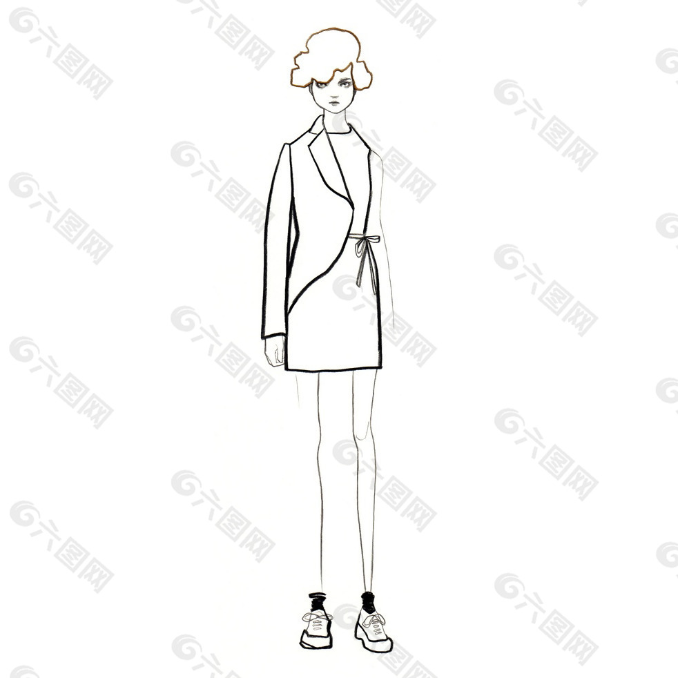 位圖 插畫 時尚插畫 人物插畫 藝術效果 免費素材