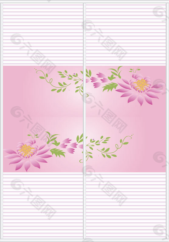 花紋花邊移門圖案